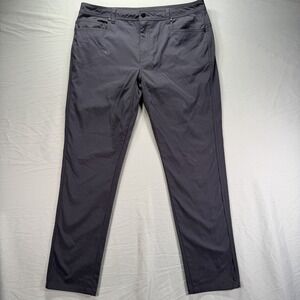 Western Rise Pants Mens 36x32 Gray Evolution Performance Techwear Hiking Tech